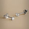 Diamond Solitaire Stud Earrings in Solid White Gold-Astrid &amp; Miyu