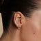 Diamond Marquise Fan Piercing Stud in Solid Gold-Astrid &amp; Miyu