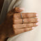 Diamond Eternity Ring in Solid White Gold-Astrid &amp; Miyu