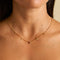 Eternity Collection - White Topaz Snake Charm 9k Gold - Welding Charms - Astrid &amp; Miyu
