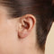 Topaz Marquise Fan Daith Hoop in Solid Gold-Astrid &amp; Miyu