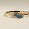 Alexandrite June Birthstone Milestone Ring in Solid Gold-Astrid &amp; Miyu