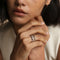 Diamond Eternity Milestone Ring in Solid White Gold-Astrid &amp; Miyu
