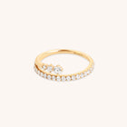 Illusion Diamond Milestone Ring in Solid Gold-Astrid &amp; Miyu