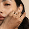 Illusion Diamond Milestone Ring in Solid Gold-Astrid &amp; Miyu
