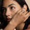Illusion Diamond Milestone Ring in Solid White Gold-Astrid &amp; Miyu