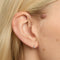 Heart Jewellery - Heart Topaz Seamless Hoop in Solid White Gold - Piercing Hoops - Astrid &amp; Miyu