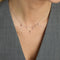 Motif Charms - Garnet Heart Charm 9k White Gold - Welding Charm - Astrid &amp; Miyu