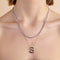 Bold Essential Curb Chain Necklace in Silver-Astrid &amp; Miyu