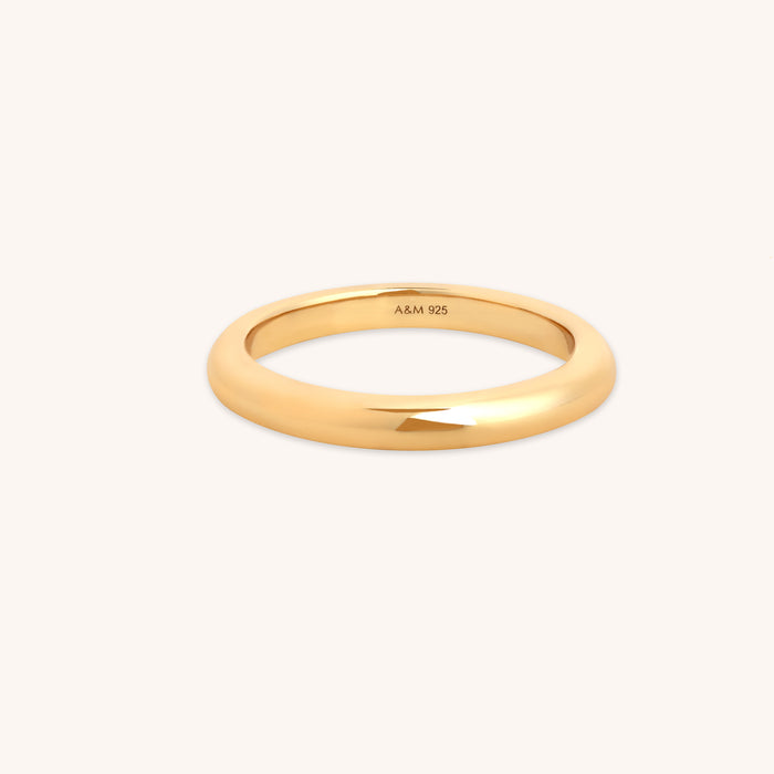 Essential Stacking Ring in Gold-Astrid &amp; Miyu