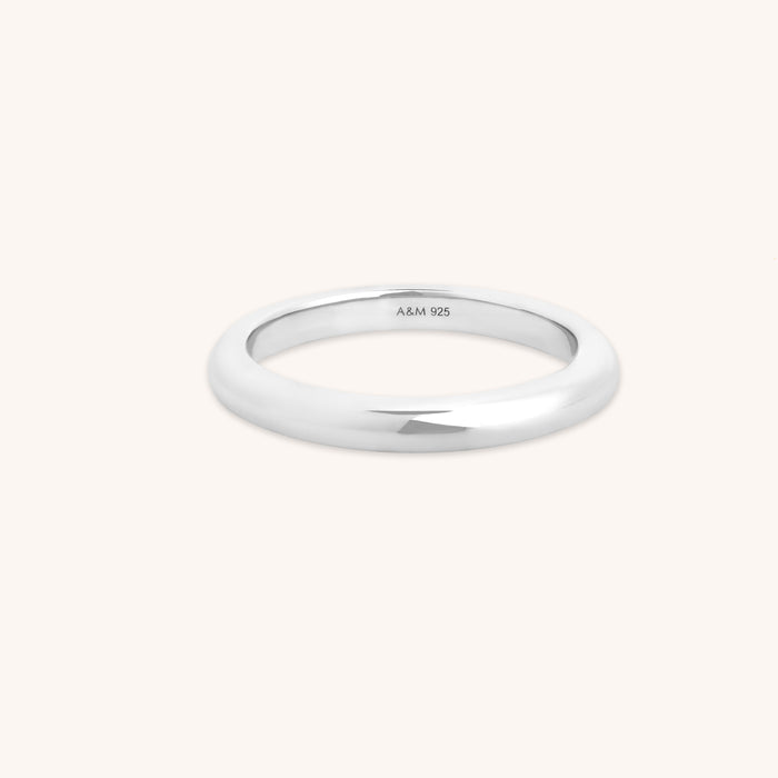 Essential Stacking Ring in Silver-Astrid &amp; Miyu