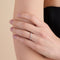 Crystal Stacking Ring in Silver-Astrid &amp; Miyu