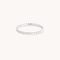 Heart Jewellery - Heart Band Ring in Solid White Gold - Band Rings - Astrid &amp; Miyu