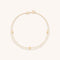Bracelets - Heart Charm Double Chain Bracelet in Solid Gold - Charm Bracelets - Astrid &amp; Miyu