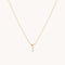 Gold Necklaces - White Topaz Heart Pendant Necklace in Solid Gold - Pendant Necklaces - Astrid &amp; Miyu