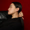 18k Gold Plated Jewellery - Snake Crystal Charm Huggies in Gold - Huggies - Astrid &amp; Miyu