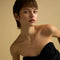 18k Gold Plated Jewellery - Heart & Snake Pendant Necklace in Gold - Pendant Necklace - Astrid &amp; Miyu