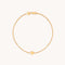 18k Gold Plated Jewellery - Love Heart Charm Bracelet in Gold - Charm Bracelets - Astrid &amp; Miyu