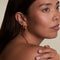 Dome Medium Hoops in Gold-Astrid &amp; Miyu