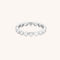 Destiny Collection - Heart Bezel Band Ring in Silver - Band Rings - Astrid &amp; Miyu