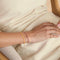 Citrine November Beaded Bracelet in Solid Gold-Astrid &amp; Miyu