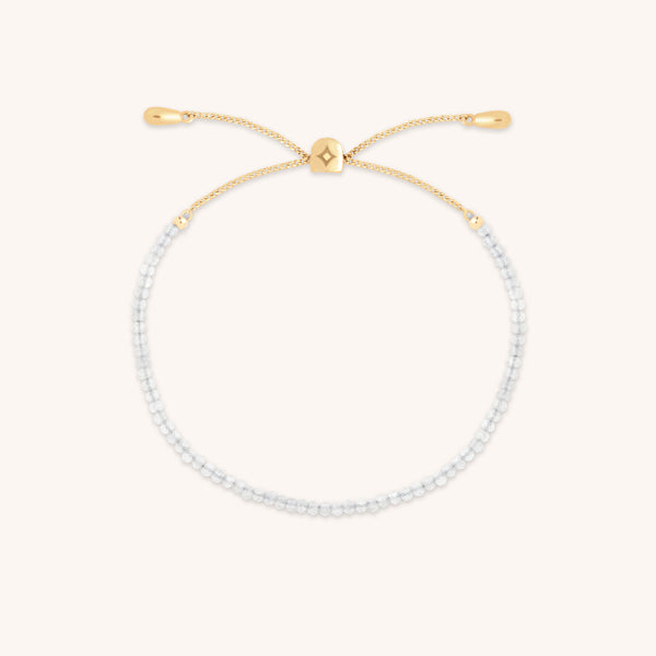 Topaz April Beaded Bracelet in Solid Gold-Astrid &amp; Miyu