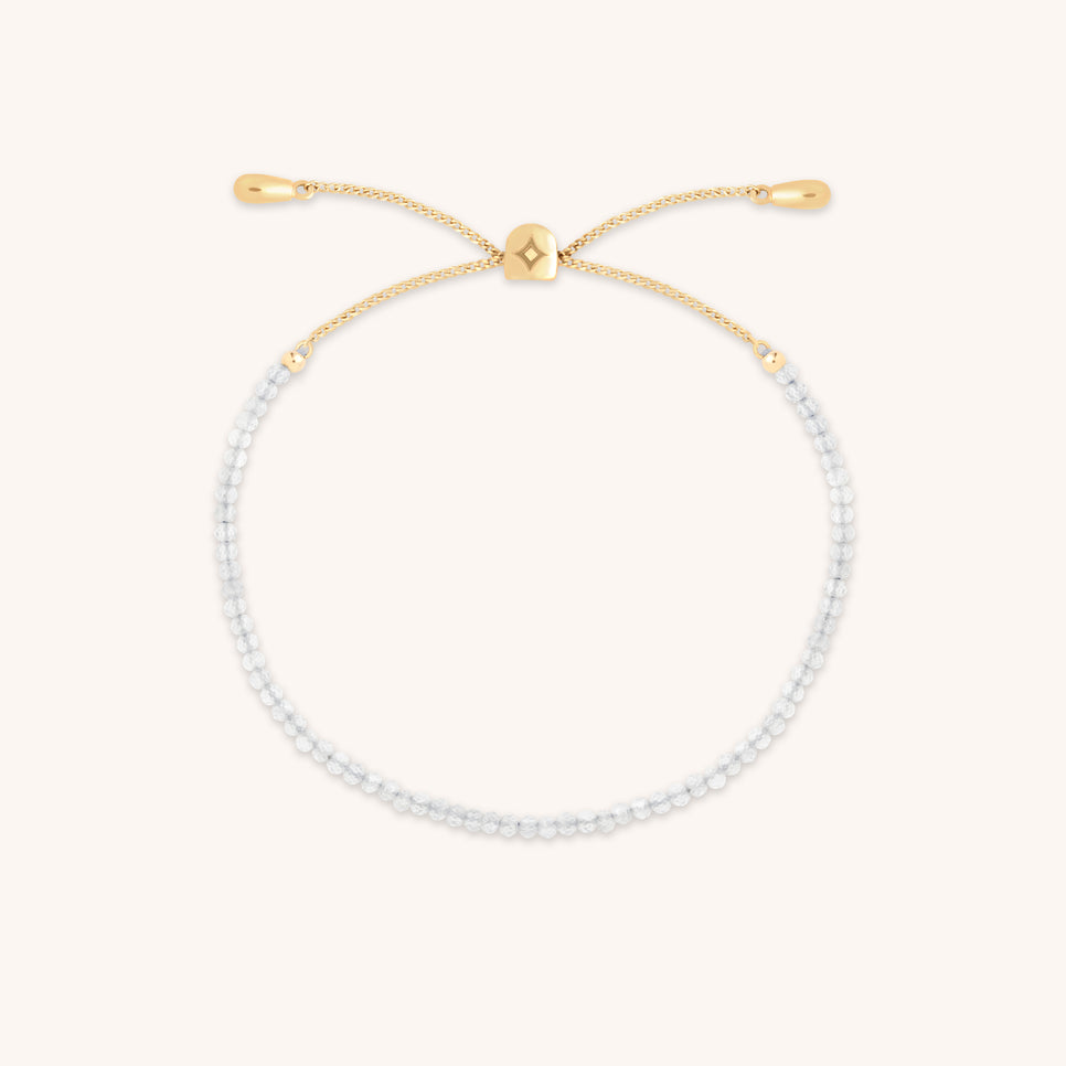 Topaz April Beaded Bracelet in Solid Gold-Astrid &amp; Miyu