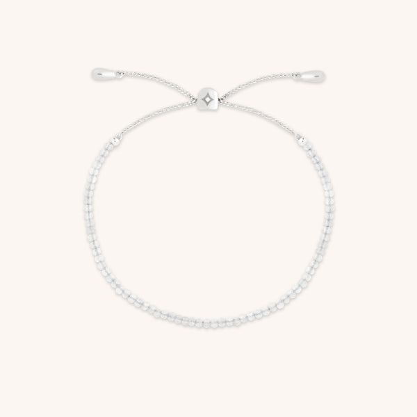 Topaz April Beaded Bracelet in Solid White Gold-Astrid &amp; Miyu