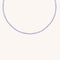 Tanzanite December Beaded Necklace in Solid Gold-Astrid &amp; Miyu