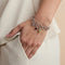 Essential Beaded Chain Bracelet in Silver-Astrid &amp; Miyu