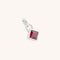 Garnet January Clip Charm in Silver-Astrid &amp; Miyu