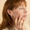 Lab Diamond & Pearl Cluster Studs-Astrid &amp; Miyu