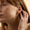 Lab Diamond & Pearl F&B Drop Studs-Astrid &amp; Miyu