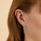 Lab Diamond & Pearl F&B Drop Studs-Astrid &amp; Miyu