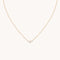 Lab Diamond & Pearl Cluster Necklace-Astrid &amp; Miyu