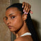 Molten Textured Hoops in Gold-Astrid &amp; Miyu
