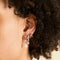 Molten Textured Illusion Huggies in Gold-Astrid &amp; Miyu