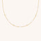 Pearl & Crystal Charm Necklace in Gold-Astrid &amp; Miyu