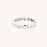 Pear Bezel Band Ring-Astrid &amp; Miyu