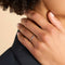 Molten Texture Opal Band Ring-Astrid &amp; Miyu