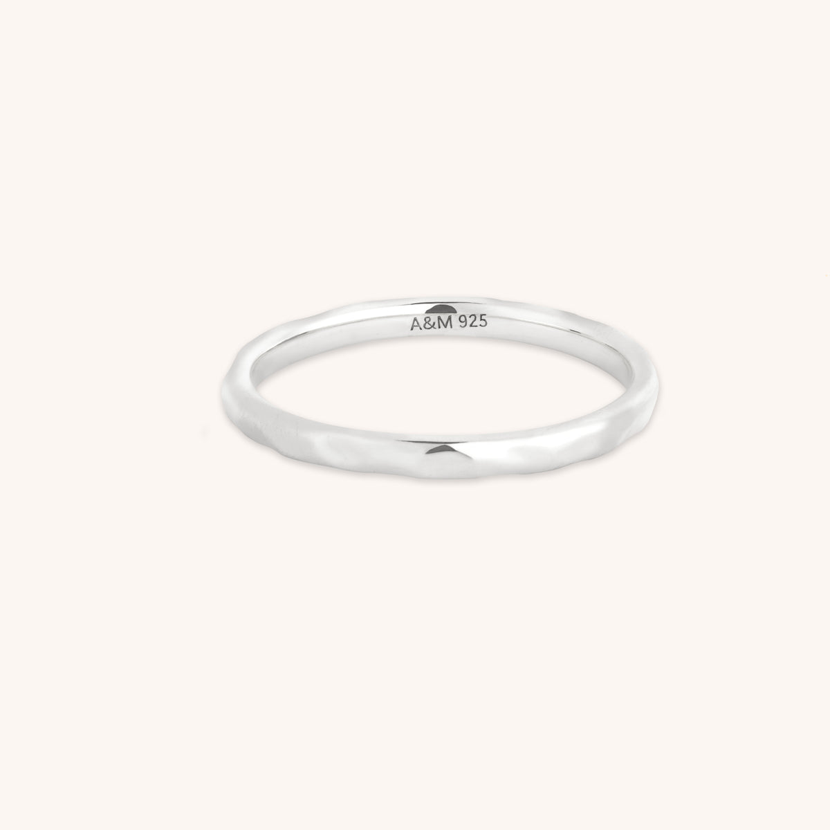 Molten Texture Band Ring-Astrid &amp; Miyu