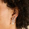 Pear Bezel & Pearl Drop Studs-Astrid &amp; Miyu