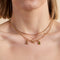 T-Bar Chain Necklace In Gold-Astrid &amp; Miyu