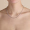T-Bar Chain Necklace in Silver-Astrid &amp; Miyu