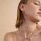 Molten Link Drop Studs in Gold-Astrid &amp; Miyu