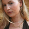 Molten Link Drop Studs in Gold-Astrid &amp; Miyu