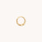 Molten Daith Ring in Solid Gold-Astrid &amp; Miyu