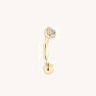 Molten Opal Rook Bar in Solid Gold-Astrid &amp; Miyu