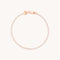 Tennis Chain Bracelet in Rose Gold-Astrid &amp; Miyu