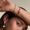 Wave Bangle in Gold-Astrid &amp; Miyu